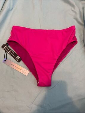 Jolyn Clothing Bright Hot Pink Swim Bottoms